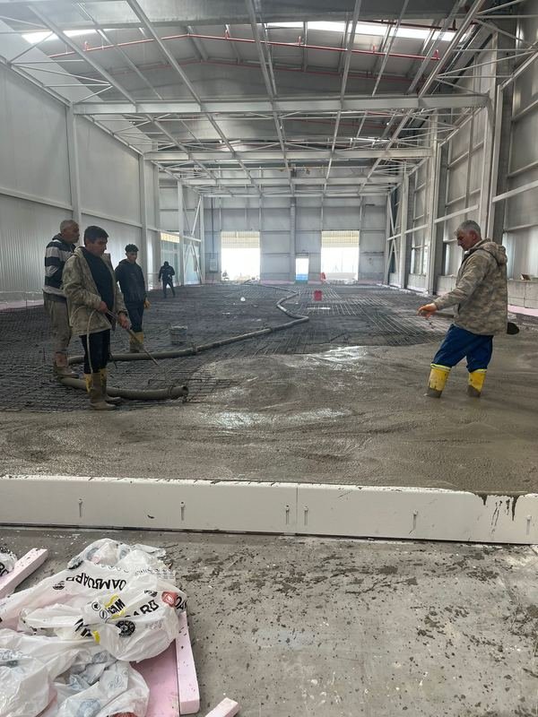 Perdahlı beton yüzey uygulaması